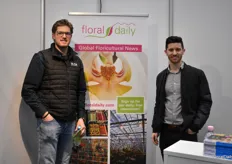 Steve DeVry and Brendan Scott of DeVry Greenhouses in Canada, were also visiting the show.